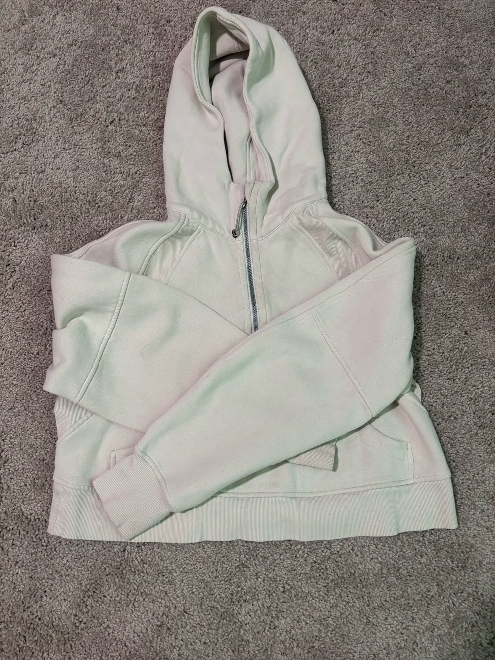 lululemon athletica Pale Pink Half-Zip Hoodie